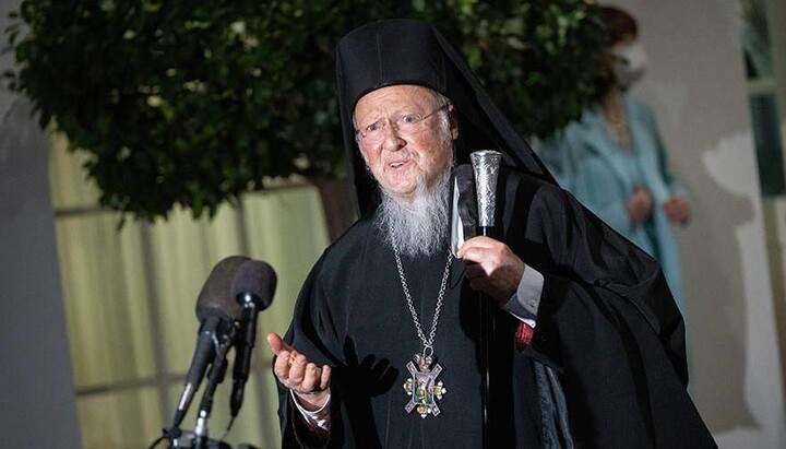 Патриарх Варфоломей. Фото: Vima Orthodoxias