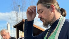 Душой и сердцем мы в Лавре! – священник УПЦ на молитвенном стоянии