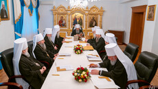 First meeting of this year's Holy Synod of UOC begins in Feofania