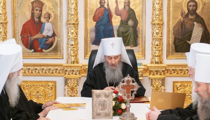 Ședința Sfântului Sinod al Bisericii Ortodoxe Ucrainene din 10 aprilie 2024. Imagine: news.church.ua