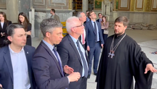 French delegation visits shelled Cathedral of UOC in Odesa