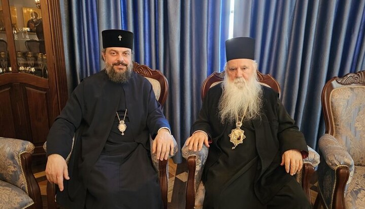 Митрополит Філарет і митрополит Тимофій. Фото: religija.mk