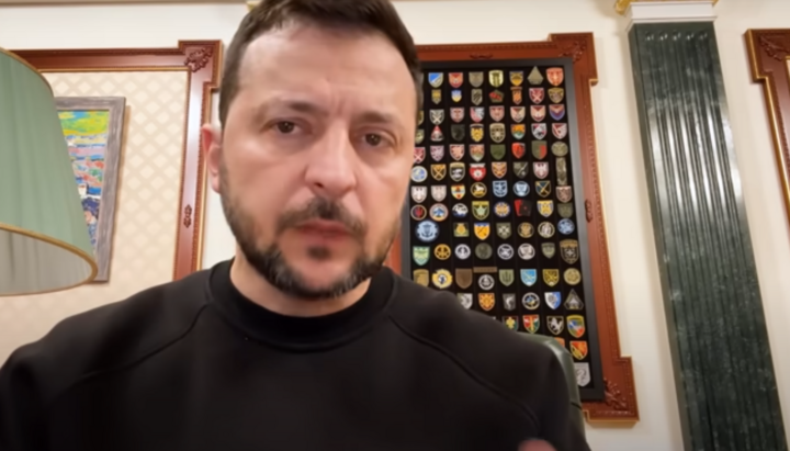 Βλαντίμιρ Ζελένσκι. Φωτογραφία: στιγμιότυπο βίντεο από το γραφείο του Προέδρου