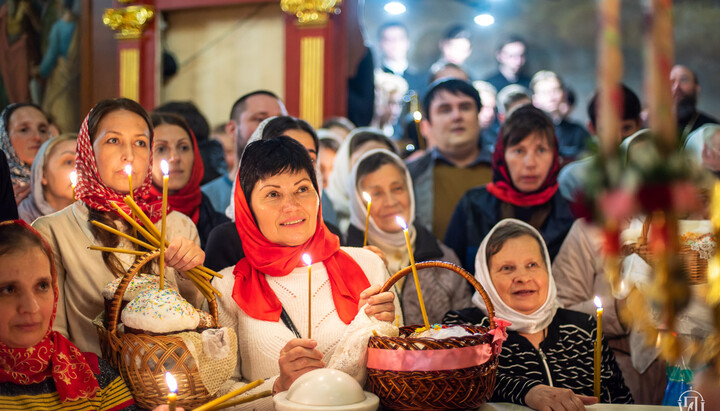Пасхальное богослужение в Киево-Печерской лавре. 16 апреля 2023 г. Фото: news.church.ua