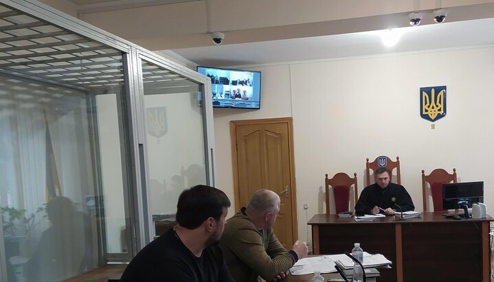 Session of the Khmelnitskyi court. Photo: Suspilne