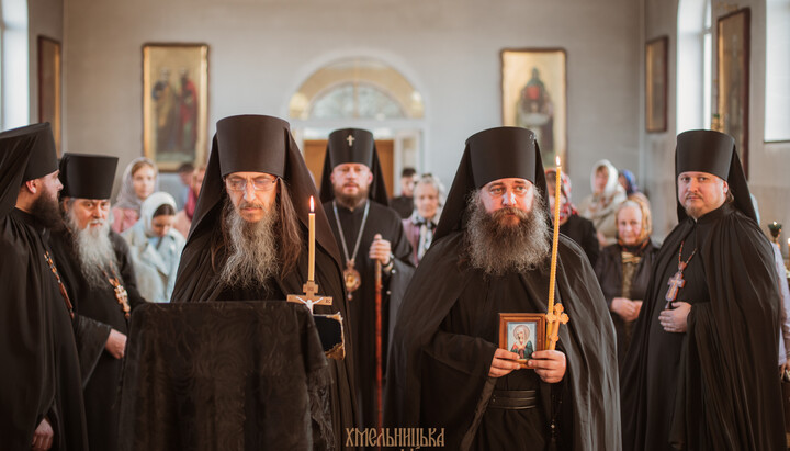 Нові ченці в Хмельницькій єпархії УПЦ. Фото: t.me/khm_upc