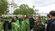 В Свято-Успенской Почаевской Лавре торжественно почтили Преподобного Иова (ФОТО, ВИДЕО)