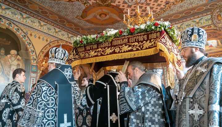 Погребение Плащаницы Господа в Киево-Печерской лавре. Фото: news.church.ua