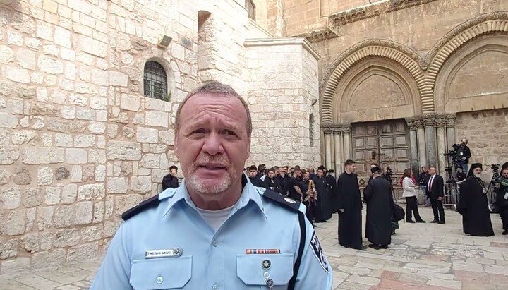 Israeli police spokesman Mikhail Zingerman. Photo: bravo.israelperson.co.il