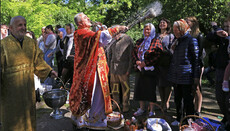 Смерть ворогам! – «священник» ПЦУ в Одесі привітав з Великоднем парафіян
