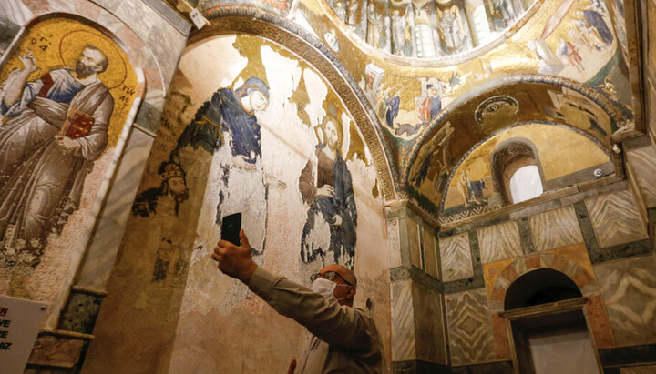 Ancient frescoes of the Chora Monastery in Istanbul. Photo: ertnews.gr