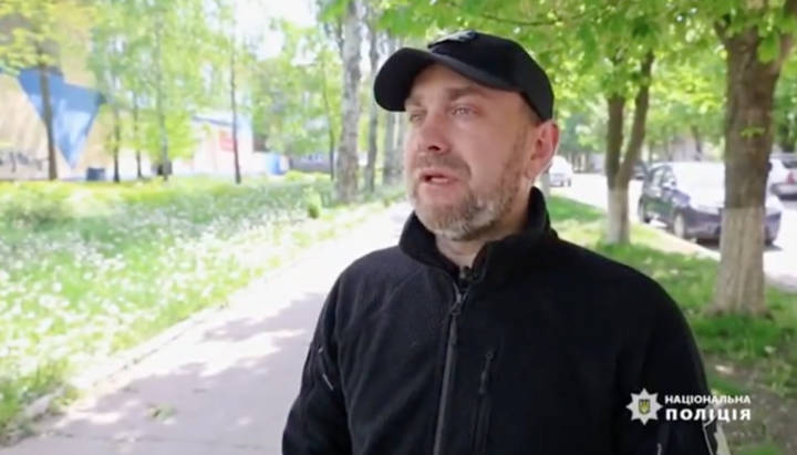 Спикер полиции Алексей Билошицкий. Фото: скриншот видео Укринформ