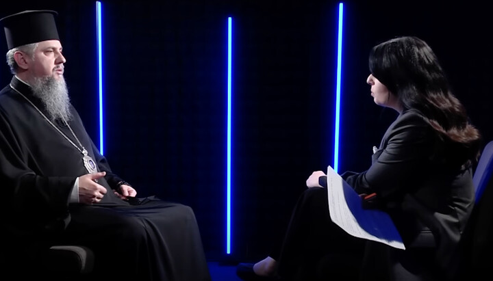 Епифаний Думенко на интервью Радио Свобода. Фото: скриншот с YouTube-канале Радіо Свобода