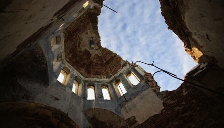 Зруйнований храм. Фото: wikimapia.org