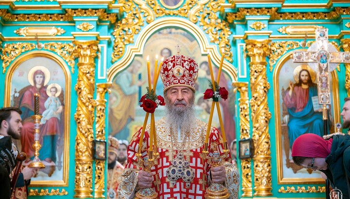 Блаженнейший Онуфрий в Киево-Печерской лавре. 12 мая 2024 г. Фото: news.church.ua