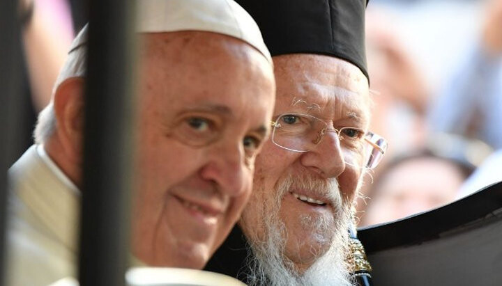Папа римский Франциск и патриарх Варфоломей. Фото: vaticannews.va