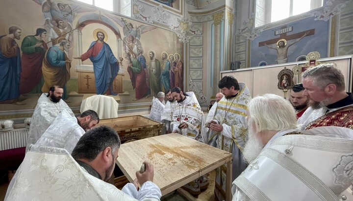 Освящение престола в с. Березово на Закарпатье. 22 мая 2024г. Фото: Хустская епархия