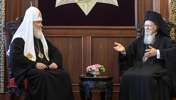 Patriarch Kirill and Patriarch Bartholomew. Photo: vaticannews.va