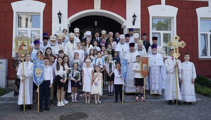 Ο Προκαθήμενος και οι πιστοί της Πολωνικής Εκκλησίας στον Καθεδρικό Ναό στο Μπιλοστόκ. Φωτογραφία: orthodox.pl