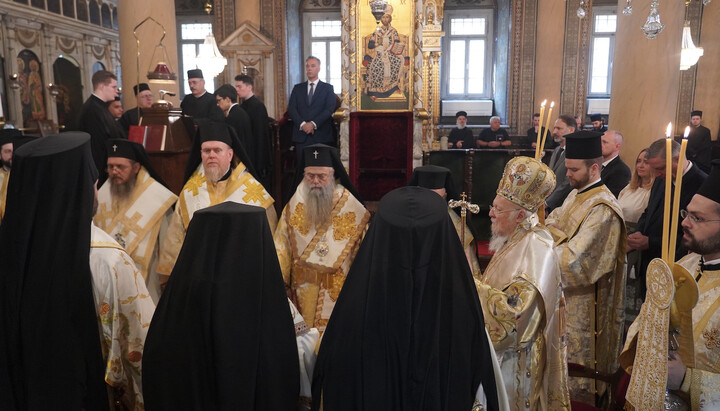 Ієрархи Болгарської Церкви із представниками ПЦУ на Фанарі. Фото: ec-patr.org