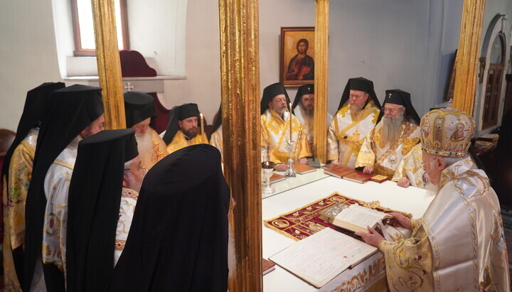 Service with hierarchs of BOC and representatives of OCU on May 19, 2024, at the Monastery of the Living Spring in Istanbul. Photo: ec-patr.org