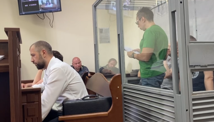 Журналист СПЖ Валерий Ступницкий в суде. 6 июня 2024 г. Фото: скриншот видео СПЖ