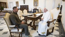 Yermak prompted online on what he forgot to say at a meeting with the Pope