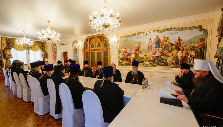 Засідання у Черкаському єпархіальному управлінні УПЦ 9 червня 2024 р. Фото: cherkasy.church.ua