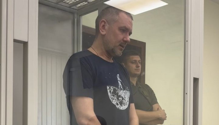 Journalist of UOJ Andriy Ovcharenko in court. Photo: UOJ