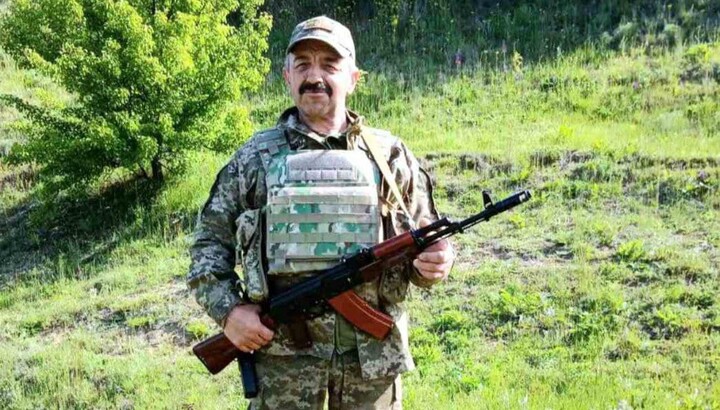 An AFU soldier, Mykhailo Slobodianiuk. Photo: the Khmelnytskyi Eparchy