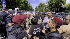 В Черкасской епархии рассказали о провокации с «ДТП» возле здания суда