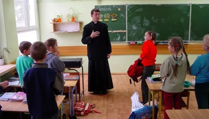 Урок религии в Польше. Фото: Польское радио