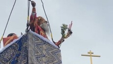 Летал над куполом храма под русские песни – креатив и розжиг СМИ против УПЦ