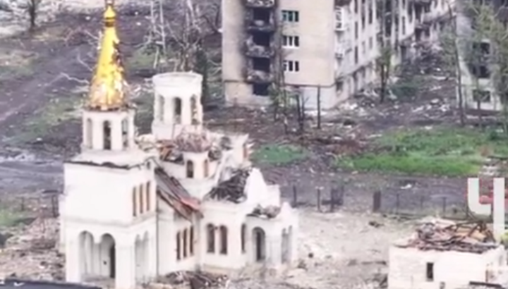 У мережі показали зруйнований Борисоглібський храм УПЦ у Часовому Ярі