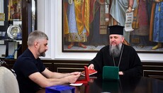 Думенко обсудил религиозную ситуацию в Украине с главой Укрзализныци