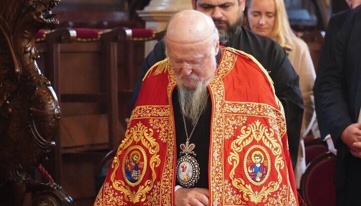 Патриарх Варфоломей. Фото: Фейсбук Фанара
