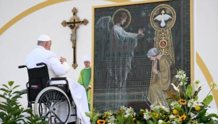 Папа римський у Трієсті. Фото: vatikan.news