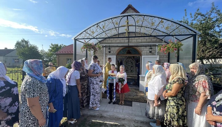 Храм УПЦ в честь Покрова Божией Матери в с. Орищи. Фото: Владимир-Волынская епархия