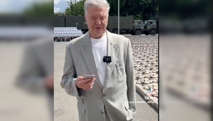 Photo: Petro Poroshenko. Source: TikTok