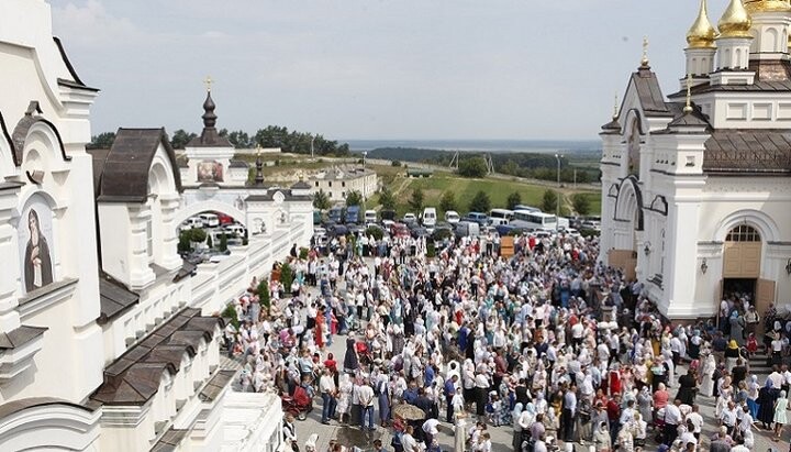 Святкування на честь Почаївської ікони Божої Матері у Почаївській лаврі, 5.08.19. Фото: УПЦ