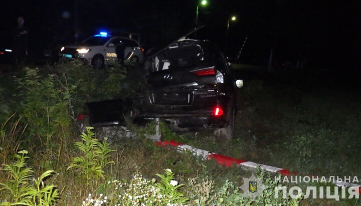 Ατύχημα στο χωριό Strumok, περιοχή Τσερνιβτσί, 9 Αυγούστου 2024 Φωτογραφία: cv.npu.gov.ua