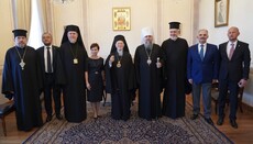 Dumenko and Yelensky meet with Patriarch Bartholomew in Phanar