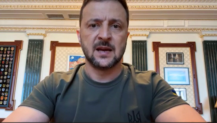 Volodimir Zelenski. Imagine: Screenshot video Zelensky.