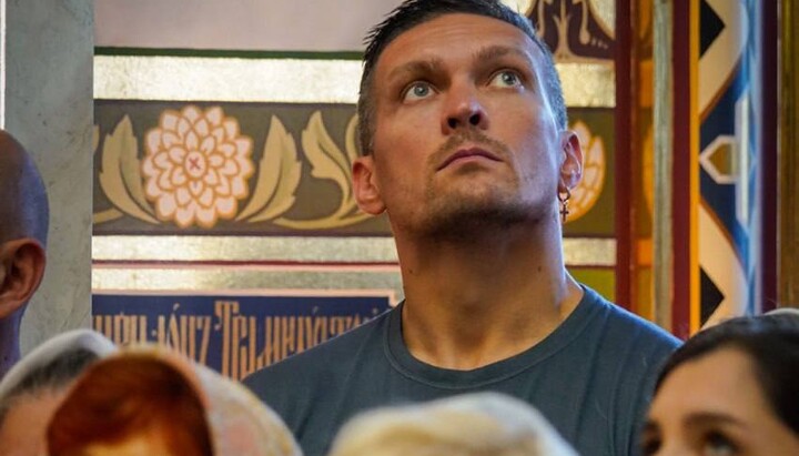 Oleksandr Usyk. Foto: Lavra Peșterilor de la Kiev