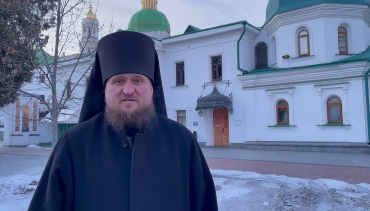 Archdeacon Pavel, a monk of Kyiv-Pechersk Lavra. Photo: t.me/dmytrukartem