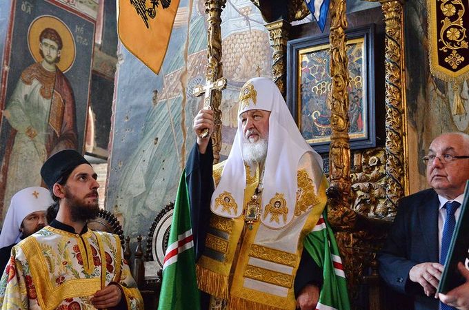 Продолжается визит Предстоятеля РПЦ на Святую Гору Афон (ФОТО, ВИДЕО)