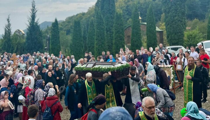 День пам'яті преподобного Іова Угольського у селі Мала Уголька. 18 вересня 2024 р. Фото: Хустська єпархія