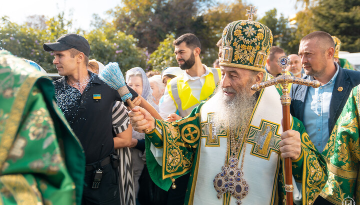 Μακαριώτατος Μητροπολίτης Κιέβου και πάσης Ουκρανίας κ. Ονούφριος. Φωτογραφία: UOC