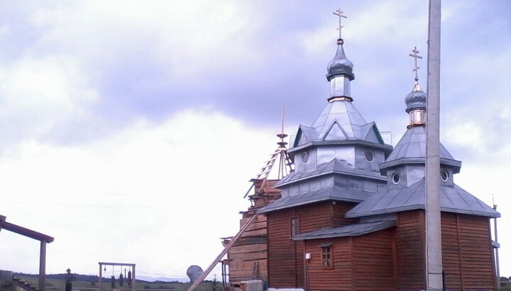 The church in Pryslep. Photo: Pershyi Kozatskyi