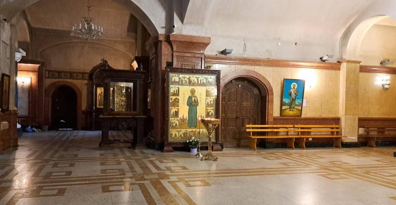 Ікона св. Матрони Московської в Троїцькому соборі Тбілісі